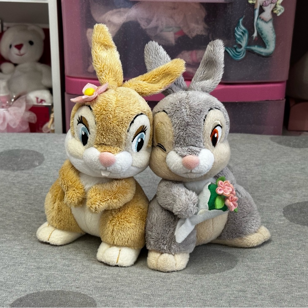 Tokyo Disney Resorts Thumper & Miss Bunny Plush